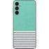 Teal and Grey Stripes Galaxy A14 5G Skin