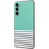 Teal and Grey Stripes Galaxy A14 5G Skin