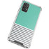 Teal and Grey Stripes Galaxy A32 5G Clear Case