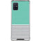 Teal and Grey Stripes Galaxy A51 5G Clear Case