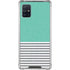 Teal and Grey Stripes Galaxy A51 5G Clear Case