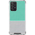 Teal and Grey Stripes Galaxy A52 5G Clear Case