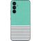 Teal and Grey Stripes Galaxy A54 5G Skin