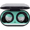 Teal and Grey Stripes Galaxy Buds Skin