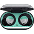 Teal and Grey Stripes Galaxy Buds Skin