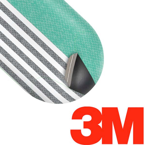 Teal and Grey Stripes Galaxy Buds Skin