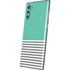 Teal and Grey Stripes Galaxy Note 10 Skin