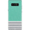 Teal and Grey Stripes Galaxy Note 8 Skin