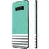 Teal and Grey Stripes Galaxy Note 8 Skin
