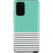 Teal and Grey Stripes Galaxy Note20 5G Pro Case