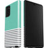 Teal and Grey Stripes Galaxy Note20 5G Pro Case