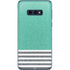Teal and Grey Stripes Galaxy S10e Skin