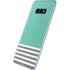Teal and Grey Stripes Galaxy S10e Skin