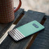 Teal and Grey Stripes Galaxy S10e Skin