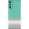 Teal and Grey Stripes Galaxy S20 Fan Edition Skin