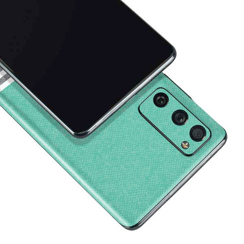 Teal and Grey Stripes Galaxy S20 Fan Edition Skin