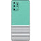 Teal and Grey Stripes Galaxy S20 Plus Skin