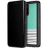Teal and Grey Stripes Galaxy S20 Plus Waterproof Case