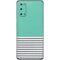 Teal and Grey Stripes Galaxy S20 Skin