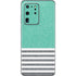 Teal and Grey Stripes Galaxy S20 Ultra 5G Skin