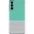Teal and Grey Stripes Galaxy S21 5G Skin