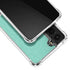 Teal and Grey Stripes Galaxy S21 FE Clear Case