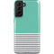 Teal and Grey Stripes Galaxy S21 Plus 5G Pro Case