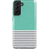 Teal and Grey Stripes Galaxy S21 Plus 5G Pro Case