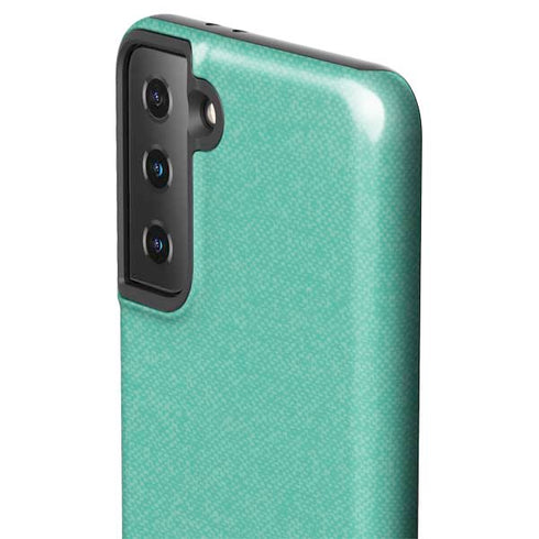 Teal and Grey Stripes Galaxy S21 Plus 5G Pro Case