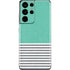 Teal and Grey Stripes Galaxy S21 Ultra 5G Skin