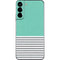 Teal and Grey Stripes Galaxy S22 Plus Skin