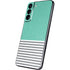 Teal and Grey Stripes Galaxy S22 Plus Skin