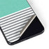 Teal and Grey Stripes Galaxy S22 Plus Skin