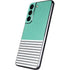 Teal and Grey Stripes Galaxy S22 Skin