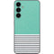Teal and Grey Stripes Galaxy S23 FE Skin