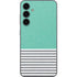 Teal and Grey Stripes Galaxy S23 FE Skin