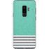 Teal and Grey Stripes Galaxy S9 Plus Skin