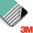 Teal and Grey Stripes Galaxy S9 Plus Skin
