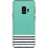 Teal and Grey Stripes Galaxy S9 Skin