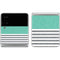 Teal and Grey Stripes Galaxy Z Flip4 5G Skin