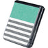 Teal and Grey Stripes Galaxy Z Flip5 5G Skin