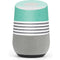 Teal and Grey Stripes Google Home Skin