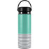 Teal and Grey Stripes Hydro Flask 20oz Wide Mouth Skin