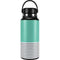 Teal and Grey Stripes Hydro Flask 32oz Wide Mouth Skin