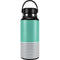 Teal and Grey Stripes Hydro Flask 32oz Wide Mouth Skin