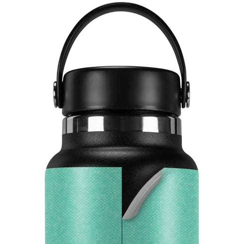 Teal and Grey Stripes Hydro Flask 32oz Wide Mouth Skin