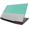 Teal and Grey Stripes Lenovo IdeaPad Skin