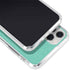 Teal and Grey Stripes iPhone 11 Pro Clear Case