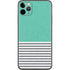 Teal and Grey Stripes iPhone 11 Pro Max Skin