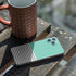 Teal and Grey Stripes iPhone 11 Pro Skin